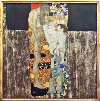 The Three Ages (Le tre età) by Gustav Klimt